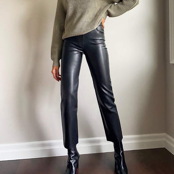 Aritzia Pants - Aritzia Melina Vegan Leather Pants